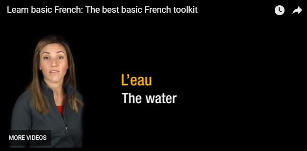 Learn basic French Words and Phrases ( Video )