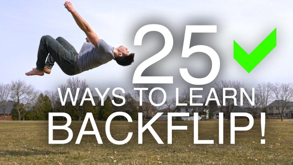 25 Ways to Learn How to Backflip!