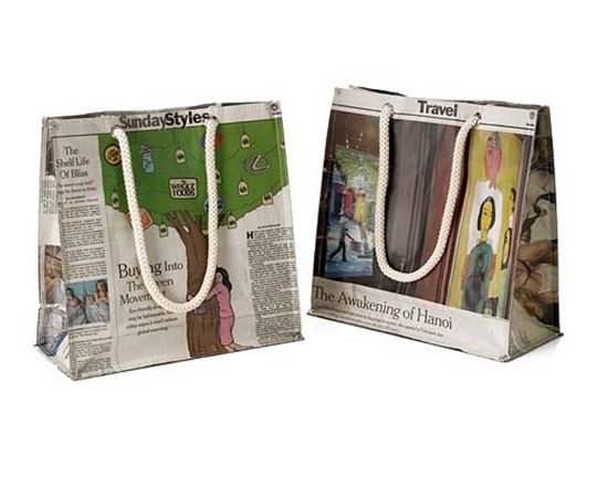 How to Make a Paper Bag with Newspaper