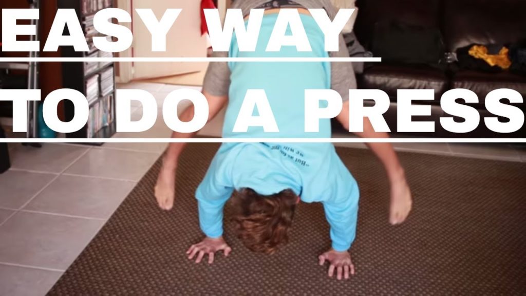 How to do a Press Handstand for Beginners at Home