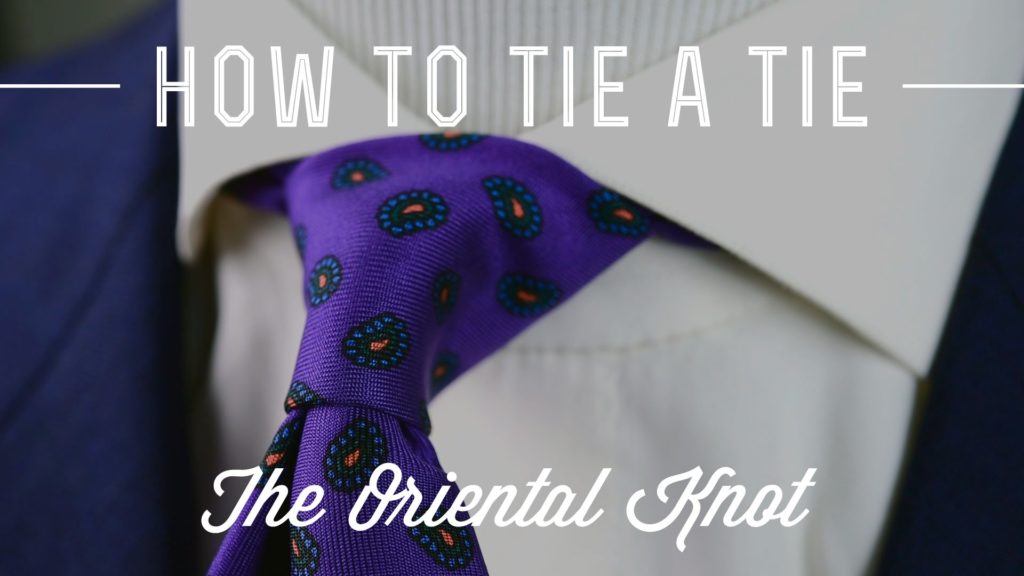 How to Tie the Oriental Knot Tutorial Video