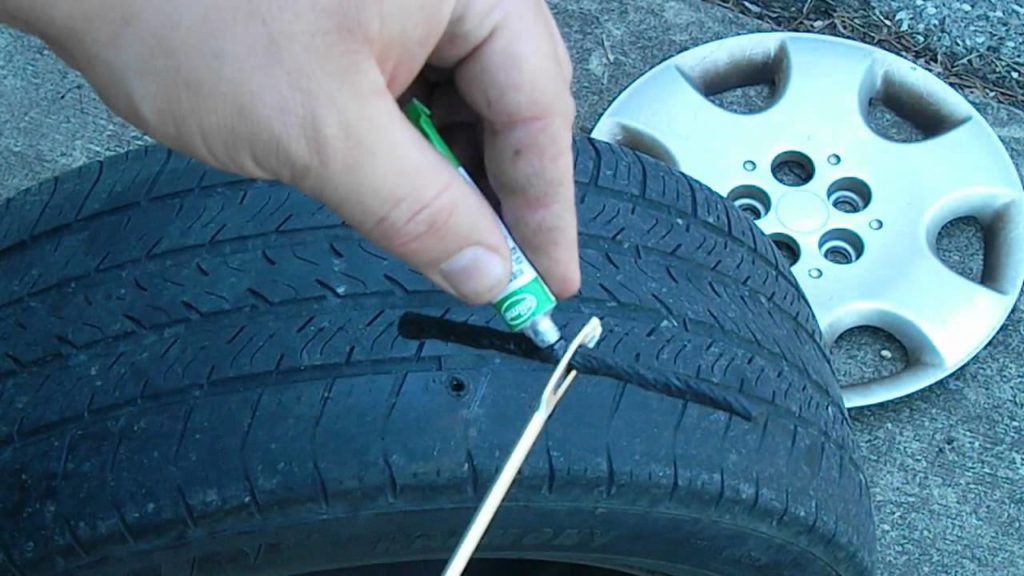 How to fix a punctured Tyre